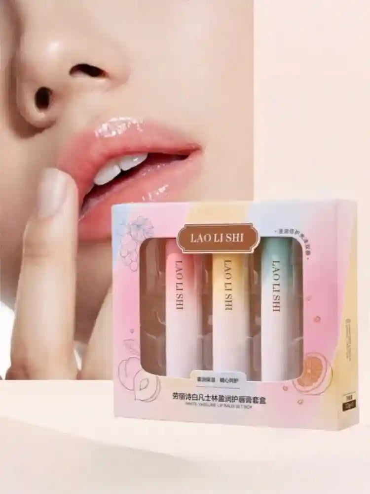 Moisturizing Lip Balm Set - 4 Nourishing Fruit Scents, 3.5g Each Lip Care Tidesmit