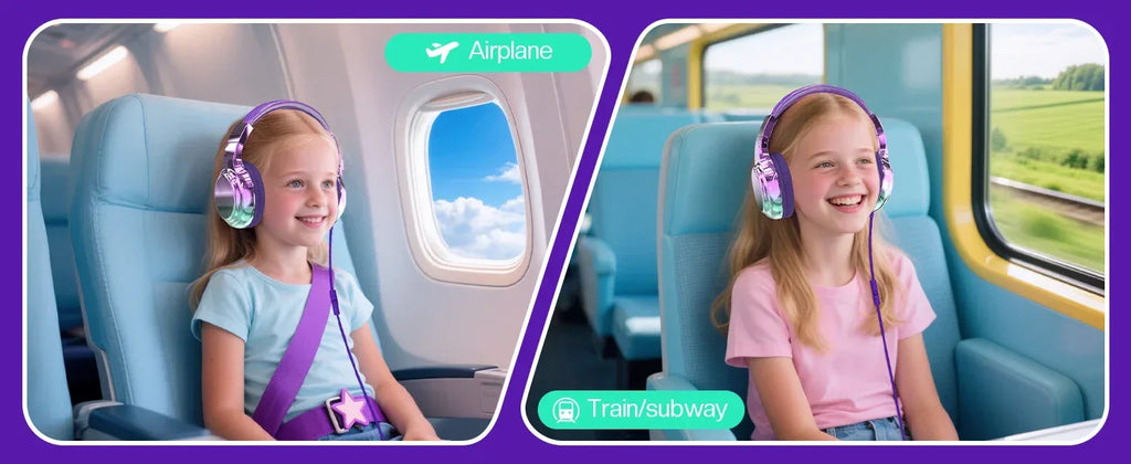 Tidesmit Kids Wired Headphones with Volume Limit and Built-in Mic Tidesmit