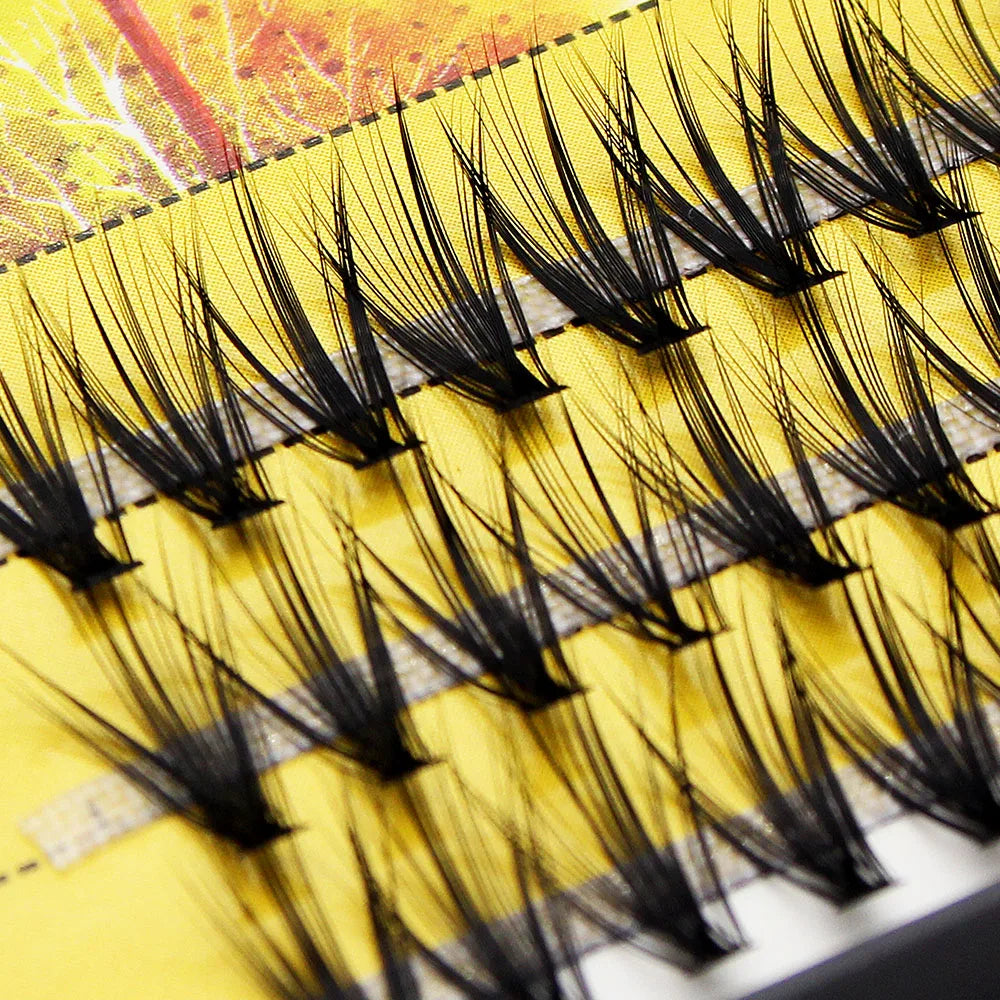 Individual Cluster 3D Volume Silk Lashes by Tidesmit False Eyelashes Tidesmit