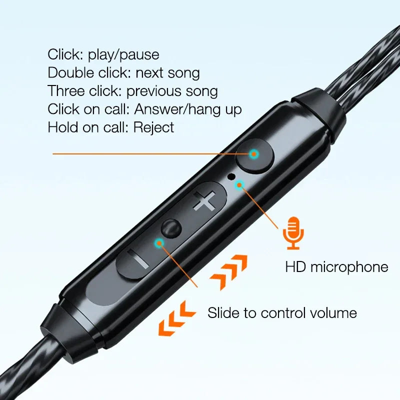 Wired Headphones 3.5mm with Mic | Hi-Fi Stereo Sound | Tidesmit S18 Tidesmit