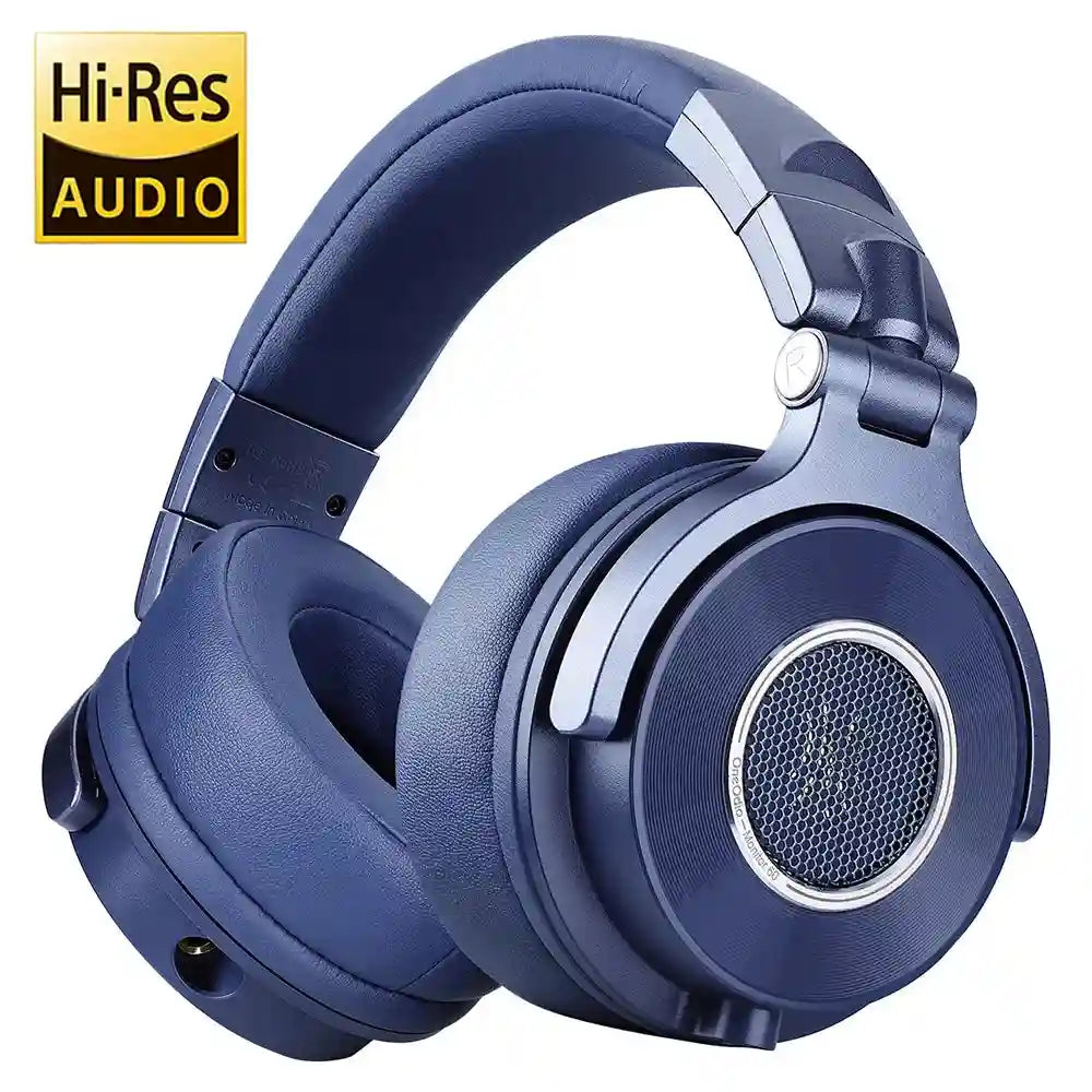 Wired Studio Headphones Over-Ear High-Res Monitor Audio Tidesmit Blue Tidesmit