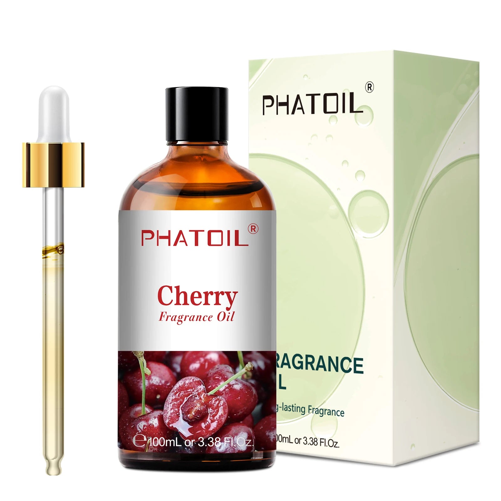 PHATOIL 100ml Fragrance Oil Cherry Coconut & Vanilla Mango Watermelon Strawberry Aromatherapy Oils For Diffuser Candle Making