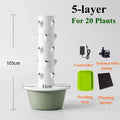 Hydroponic Growing System - Vertical Aeroponic Tower Garden for Indoor Plants, Automatic Watering, Space Saving, Ideal for Home