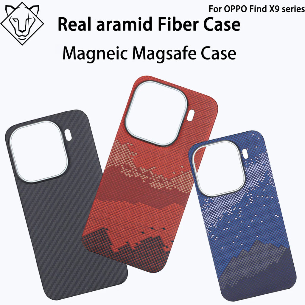 Oppo Find X9 Pro Aramid Fiber Case - Slim Military-Grade Cover Tidesmit