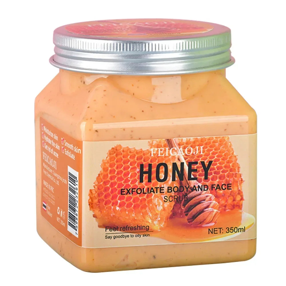 Tidesmit Exfoliating Body Scrub - 350ml Hydrating Salt Treatment Scrubs Treatments Honey Scrub 350ml Tidesmit