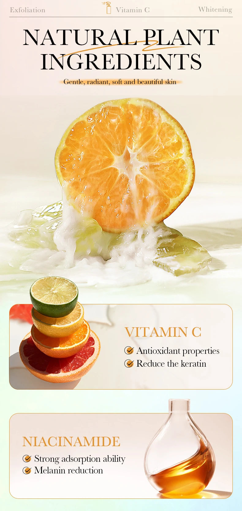 Vitamin C Exfoliating Peeling Gel | Deep Pore Cleanser | 100ml Scrubs Treatments Tidesmit