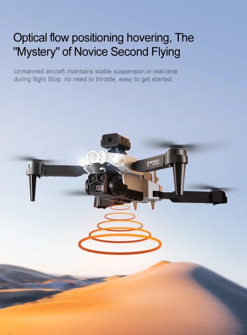 8K GPS Drone with Triple Camera - Obstacle Avoidance & Foldable Design Tidesmit