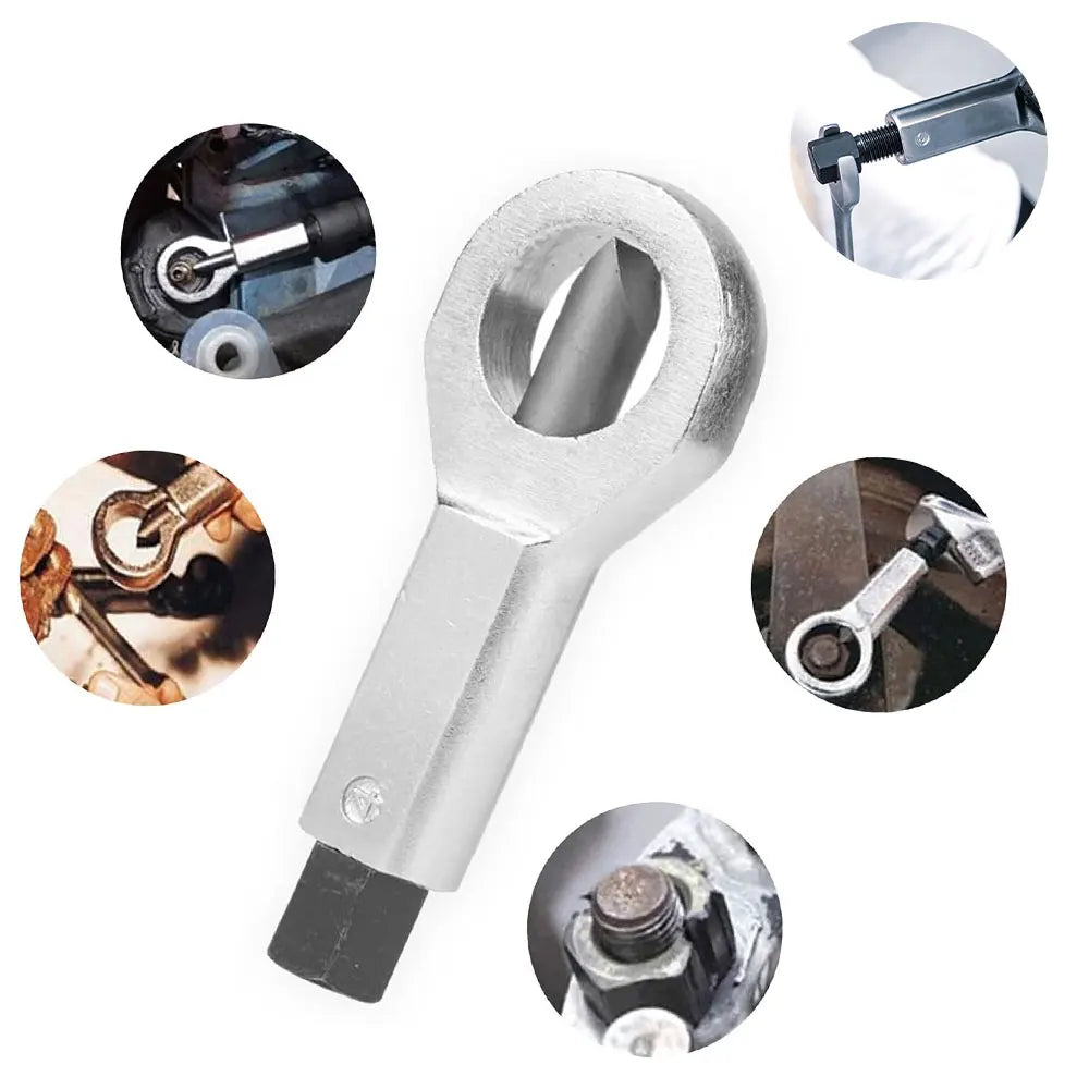 Podofo 4pcs Heavy-Duty Nuts Splitter Tools Portable Splitting Tool Manual Nut Breaker Tool Hand Remover Extractor Tool With Box