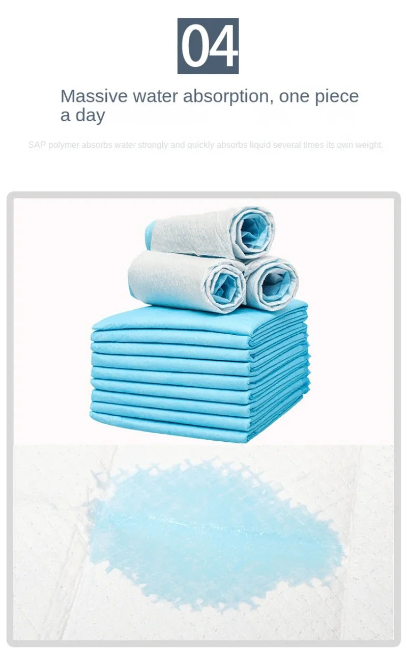 50/30/20/10PCS Absorbent Dogs Diapers Disposable Puppy Training Pee Pads Quick Dry Surface Mat Clean Cushion Dog Supplies