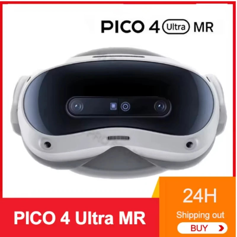 Pico 4 Ultra Mixed Reality Headset | 4K Wireless VR Glasses | 256GB Tidesmit
