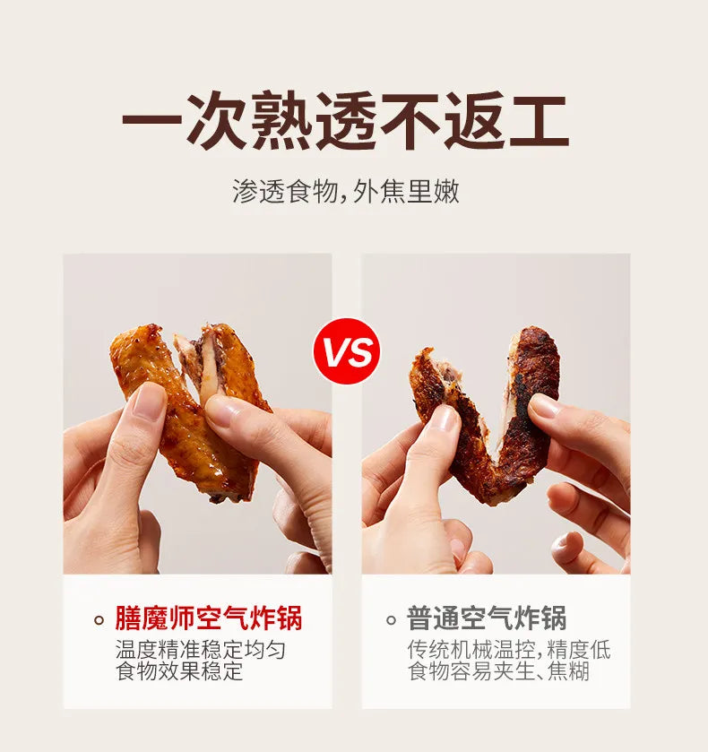 Air fryer household 2026 new small visual borosilicate glass large-capacity frying and baking machine