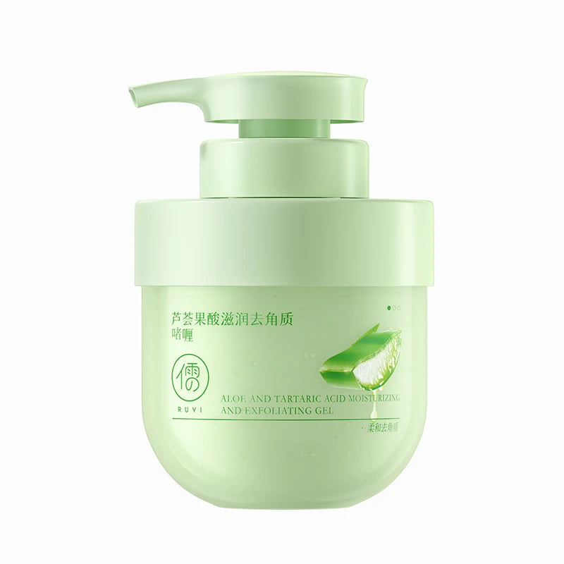 Aloe Vera Exfoliating Gel 300g - Professional Deep Pore Cleansing Face Scrub Scrubs Treatments 300g Tidesmit