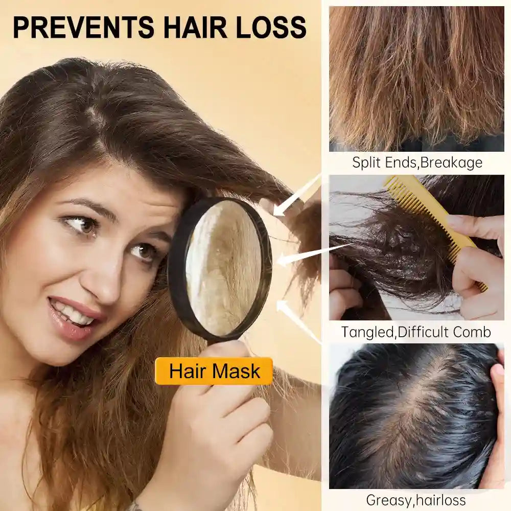 Keratin Hair Mask Smoothing Treatment for Dry Frizzy Hair - 250ml Permanent Makeup Machines Tidesmit