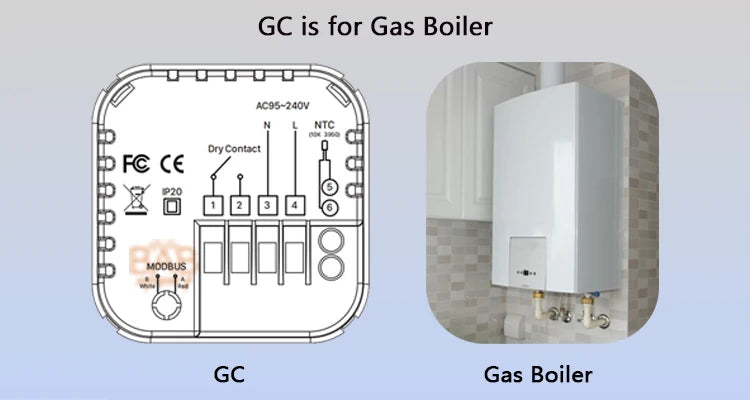 WiFi Smart Thermostat Temperature Control for Electric Floor Heating Water/Gas Boiler Temperature Tuya Google Home Alexa Yandex