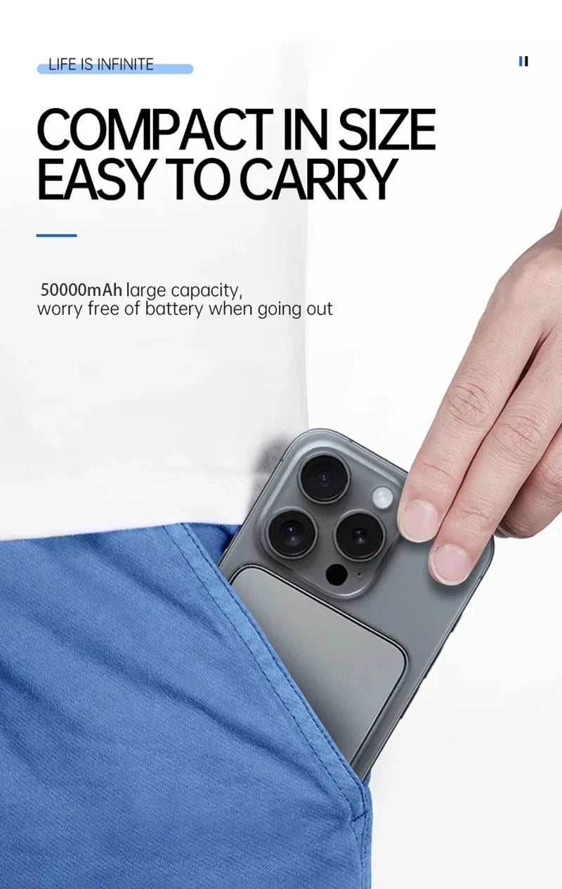 Tidesmit Magnetic Wireless Power Bank | Fast Charging Portable Charger Tidesmit