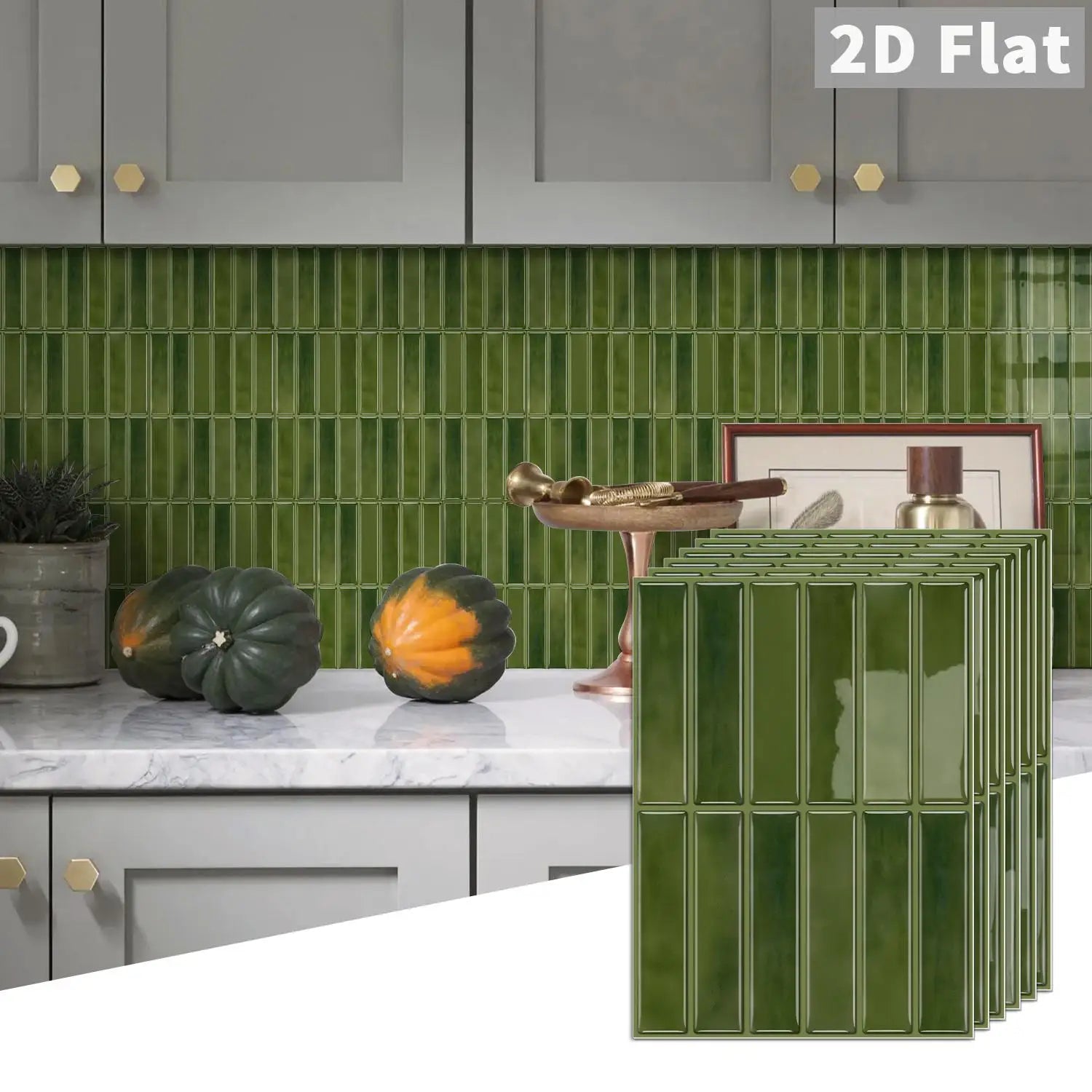 Peel-and-stick self-adhesive tile stickers Self-adhesive tile decals Kitchen and bathroom backsplash decoration Bedroom decor