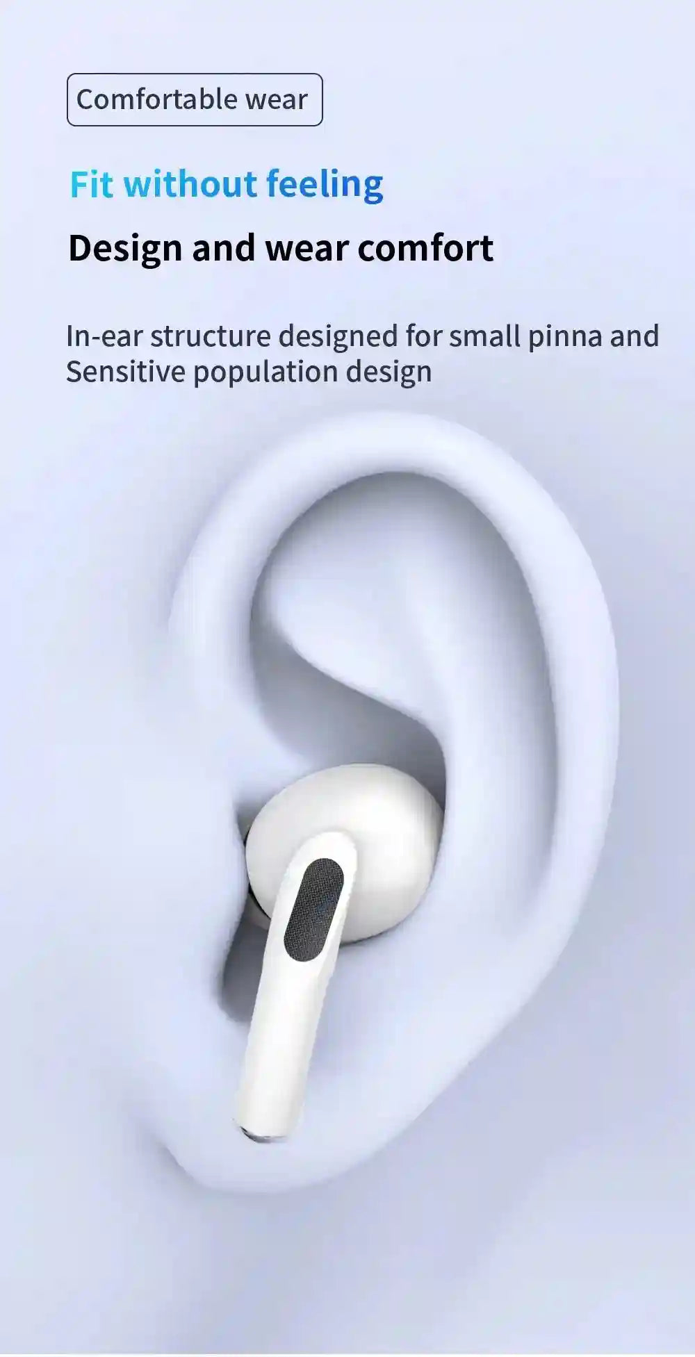 Tidesmit Wireless Bluetooth Earbuds with Active Noise Cancellation (ANC) Tidesmit