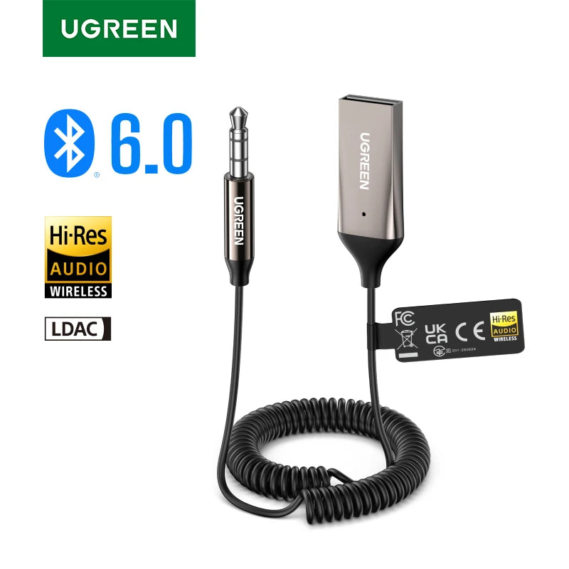 Bluetooth 5.4 Audio Receiver - High-Fidelity Wireless Sound Adapter Tidesmit