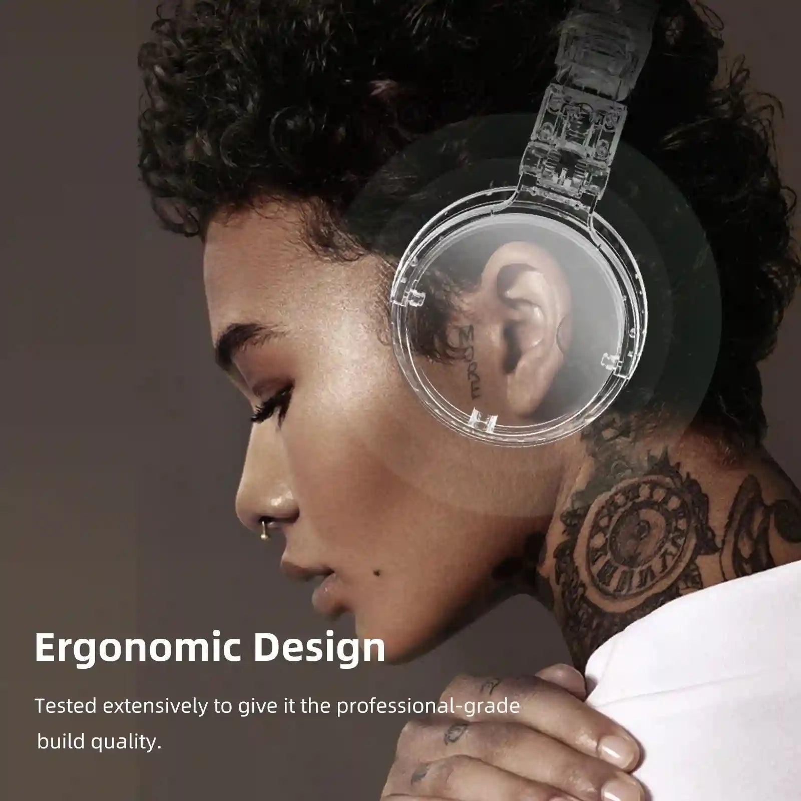 Wired Over Ear Studio Headphones - Hi-Res Audio Monitoring Tidesmit