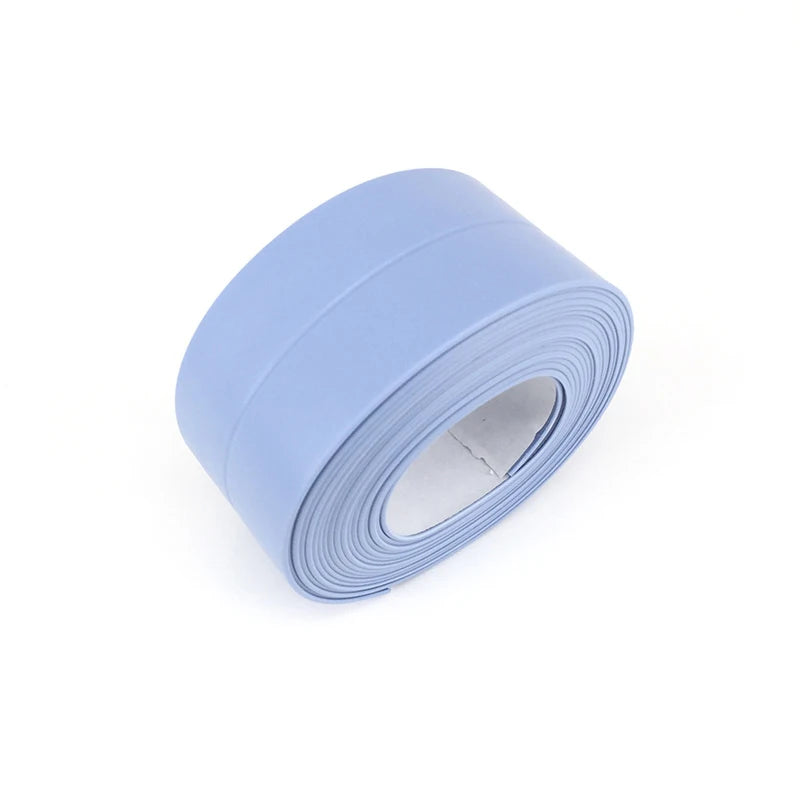 Self-adhesive waterproof sealing tape roll in blue