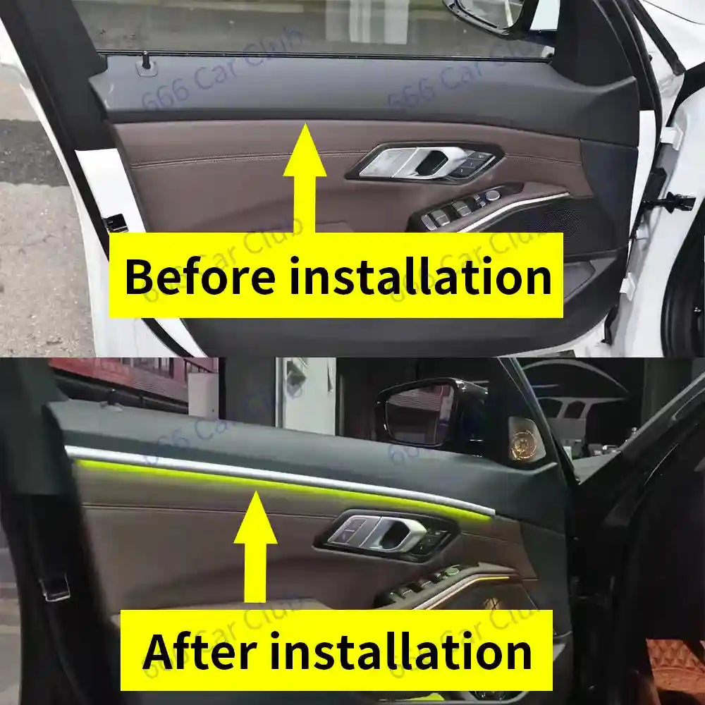 BMW G20 3 Series 11-Color LED Interior Ambient Light Kit Tidesmit