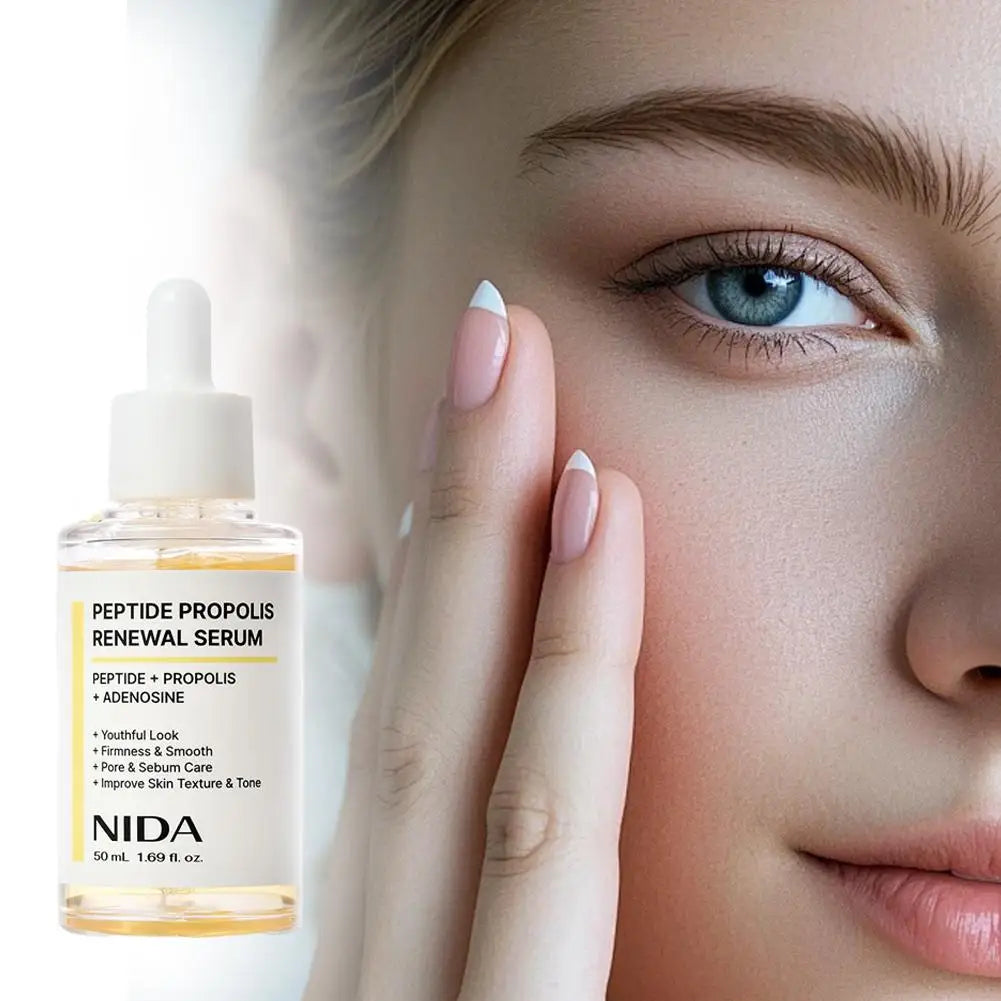 NIDA Propolis Peptide Facial Serum Nourishing Moisturizing Serum Face Original Skin Care Rejuvenation Firming&Smoothing Cream