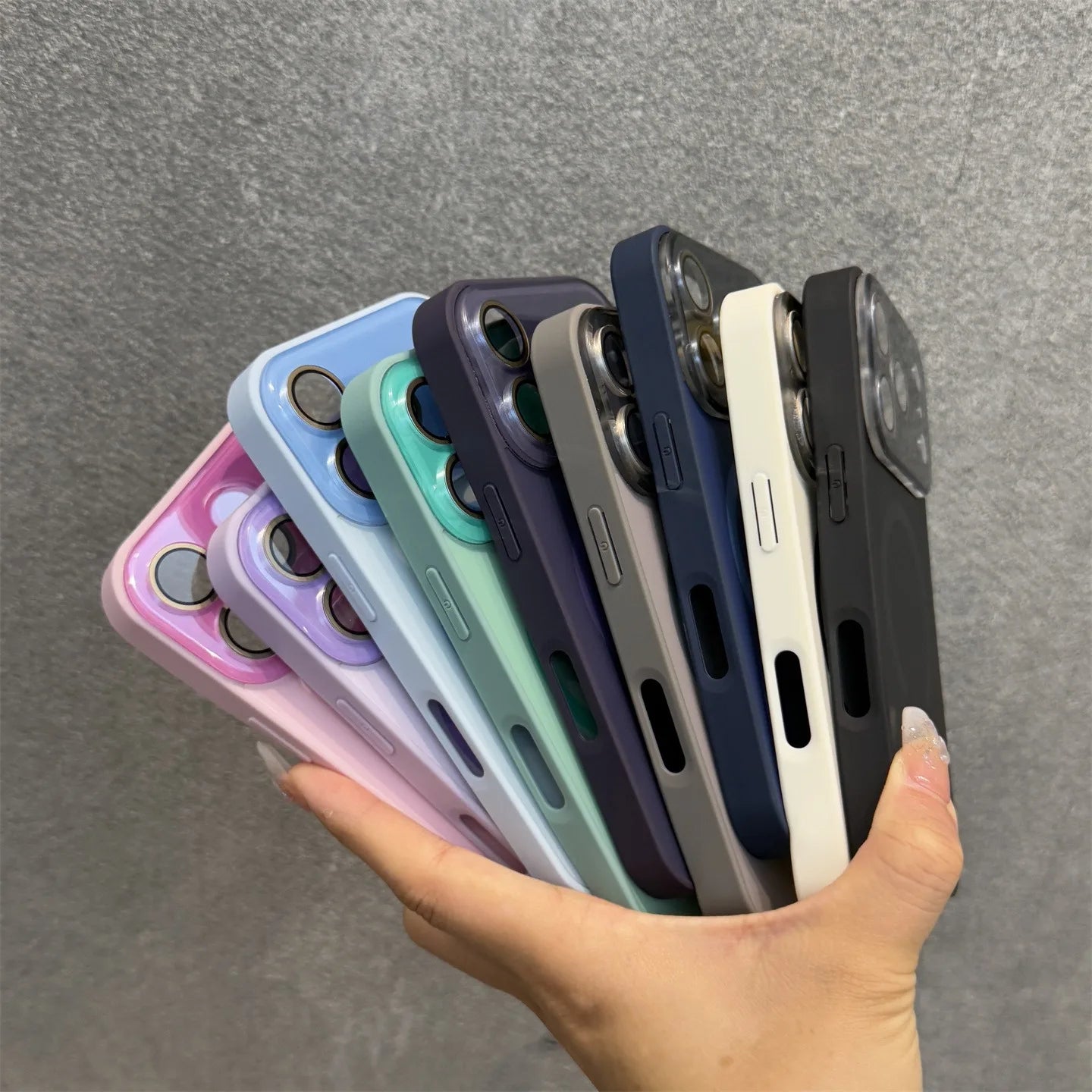 Magnetic iPhone 16 Pro Case with Matte Electroplating and Lens Protection Tidesmit