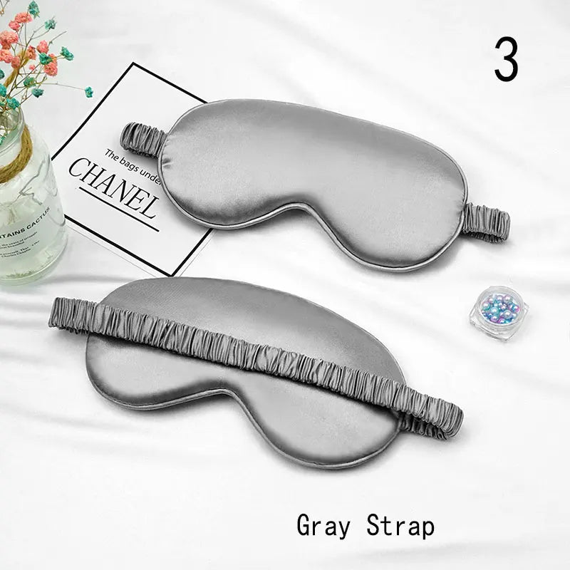 Imitated Silk Eye Mask for Sleeping Breathable Eyeshade Cover Sleeping Mask for Travel Nap Soft Comfort Blindfold Night Eyepatch