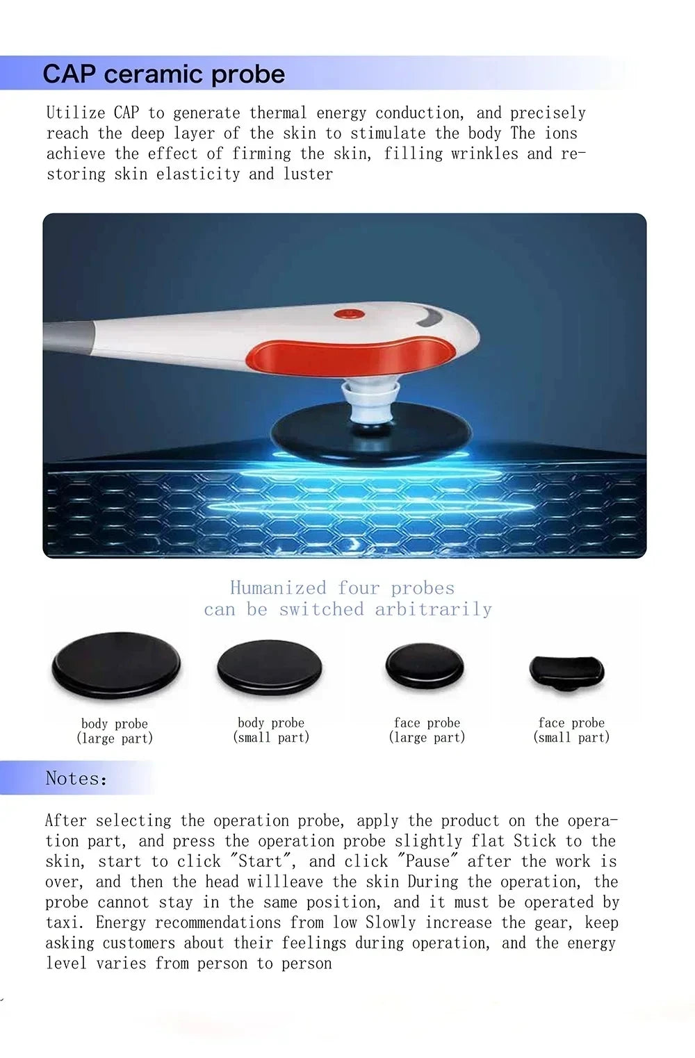 Tecar Therapy RET CET Diathermy Machine for Deep Tissue Muscle Relief Body Shaping Massage Equipment Tidesmit