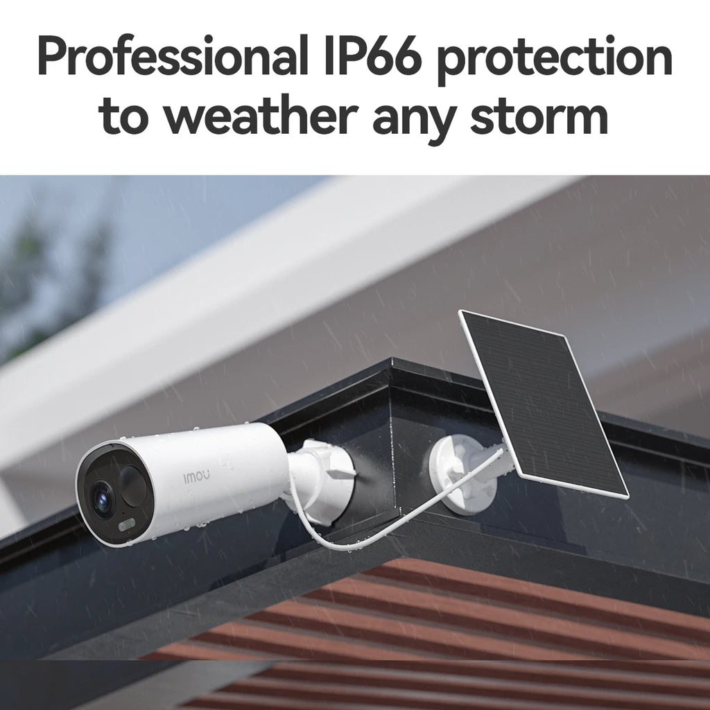 2PCS IMOU Cell 3C Kit 5MP Security Camera Outdoor Wireless WIFI Camera Battery Camera Two Way Audio Colorful Night Vision
