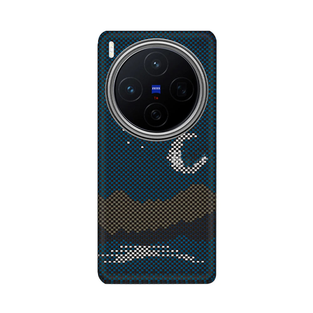 Vivo X300 Magnetic Aramid Fiber Case | Slim Shock-Absorbing Cover Moon Magnetic China Mainland Tidesmit