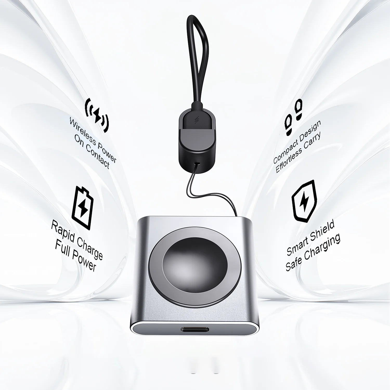 Samsung Galaxy Watch Wireless Charger – Fast USB-C Charging Dock Tidesmit