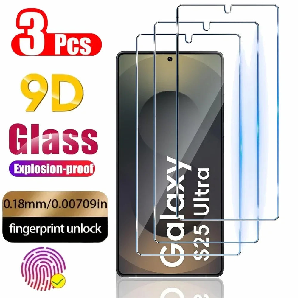 Samsung Galaxy Tempered Glass Screen Protector - 4 Pack 9H Protection Tidesmit