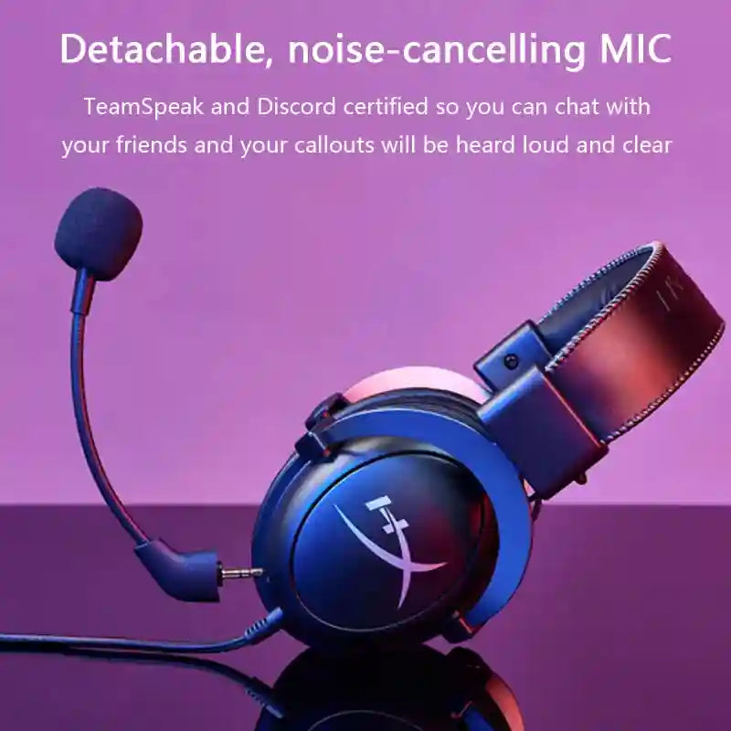 HyperX Cloud II Gaming Headset - 7.1 Surround Sound Over-Ear Headphones Tidesmit