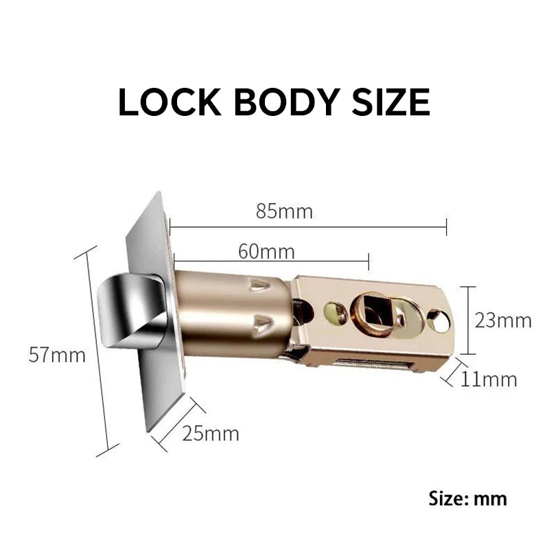 ICCSSI Smart Door Lock Fingerprint Lock Fingerprint/Tuya APP/Password/IC Card/key Unlock Multi Language Audio Playback B208APRO