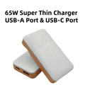 65W GaN Dual Port USB Wall Charger | Compact Laptop Fast Adapter Default Title Tidesmit