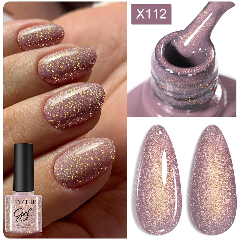 Magnetic Cat Eye Gel Nail Polish – Reflective UV Soak Off Kit Permanent Makeup Machines COLOR-112 Tidesmit
