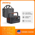 Jackery Portable Power Station Explorer 500 v2 and Carrying Case (S), Solar Generator for Home Use, Emergency Backup, Road Trip