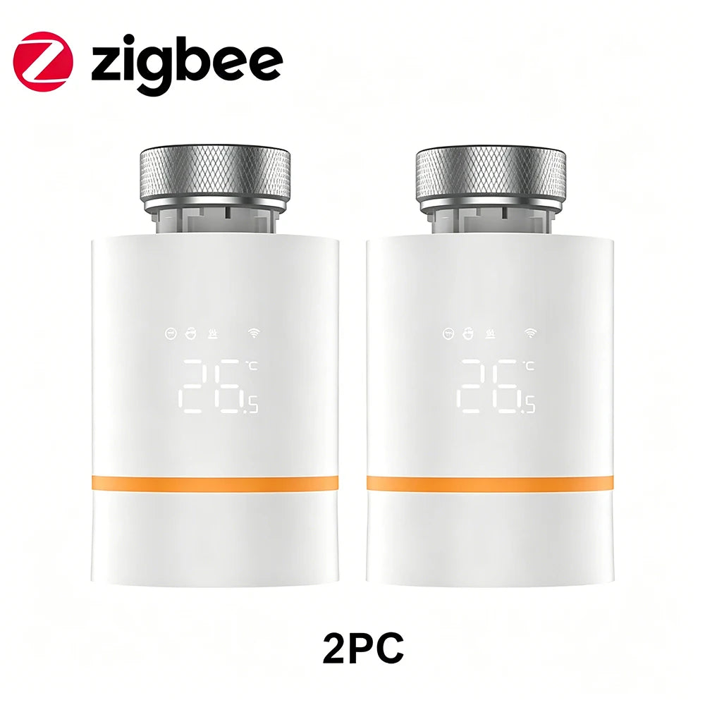 Tuya ZigBee3.0 Thermostat Radiator Actuator Smart TRV Thermostatic Valve Controller Works With Tuya Alexa Google Home Alice