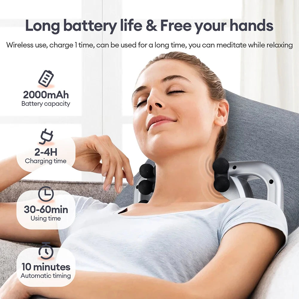 Deep Tissue Massage Gun 30-Head Muscle Relief Device - Tidesmit Body Shaping Massage Equipment Tidesmit