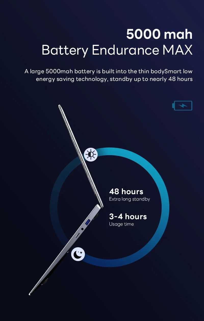 2026 Portable Laptop Computer Intel Core i9 10980HK/N150 Windows 11 Gaming Notebook 16GB RAM 1TB SSD WiFi6 14.1" Office Laptop
