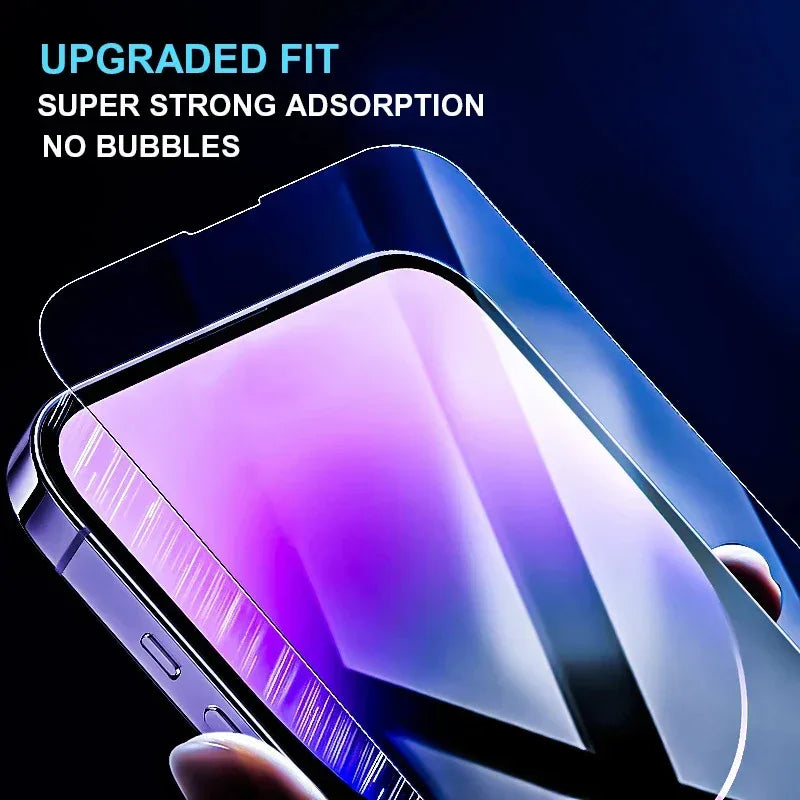 iPhone Screen Protector 5 Pack, 9H Tempered Glass for iPhone 14-17 Series Tidesmit