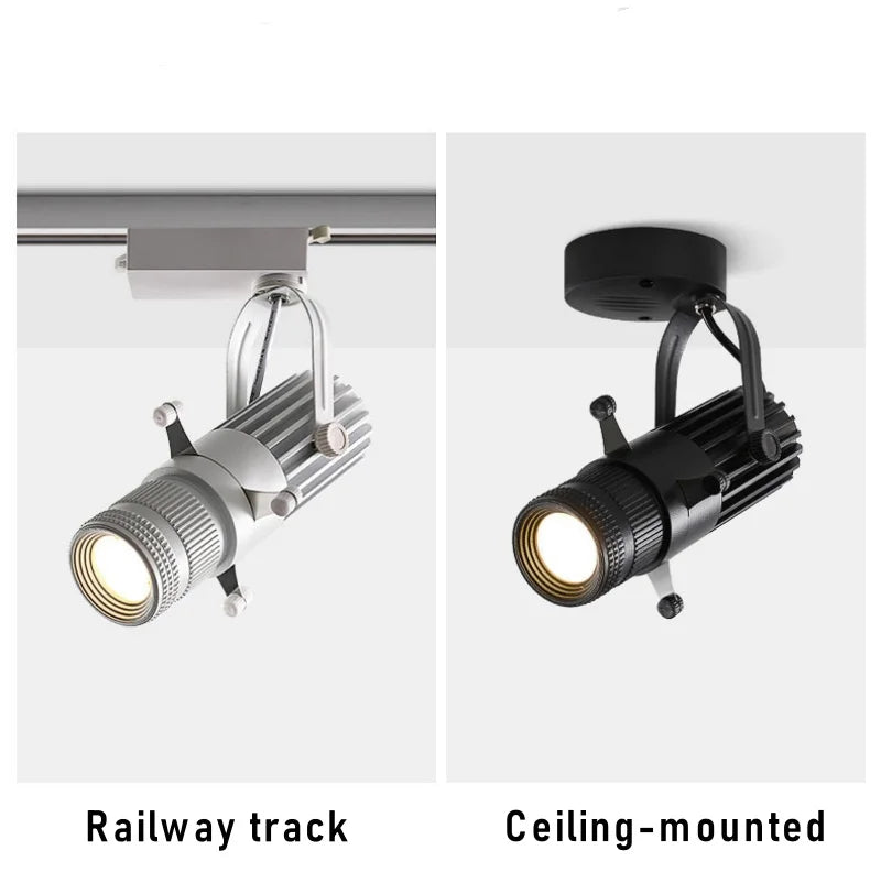 10w stage lighting bars variable mode cob spotlight ceiling light adjustable spotlights AC86-260V 15W