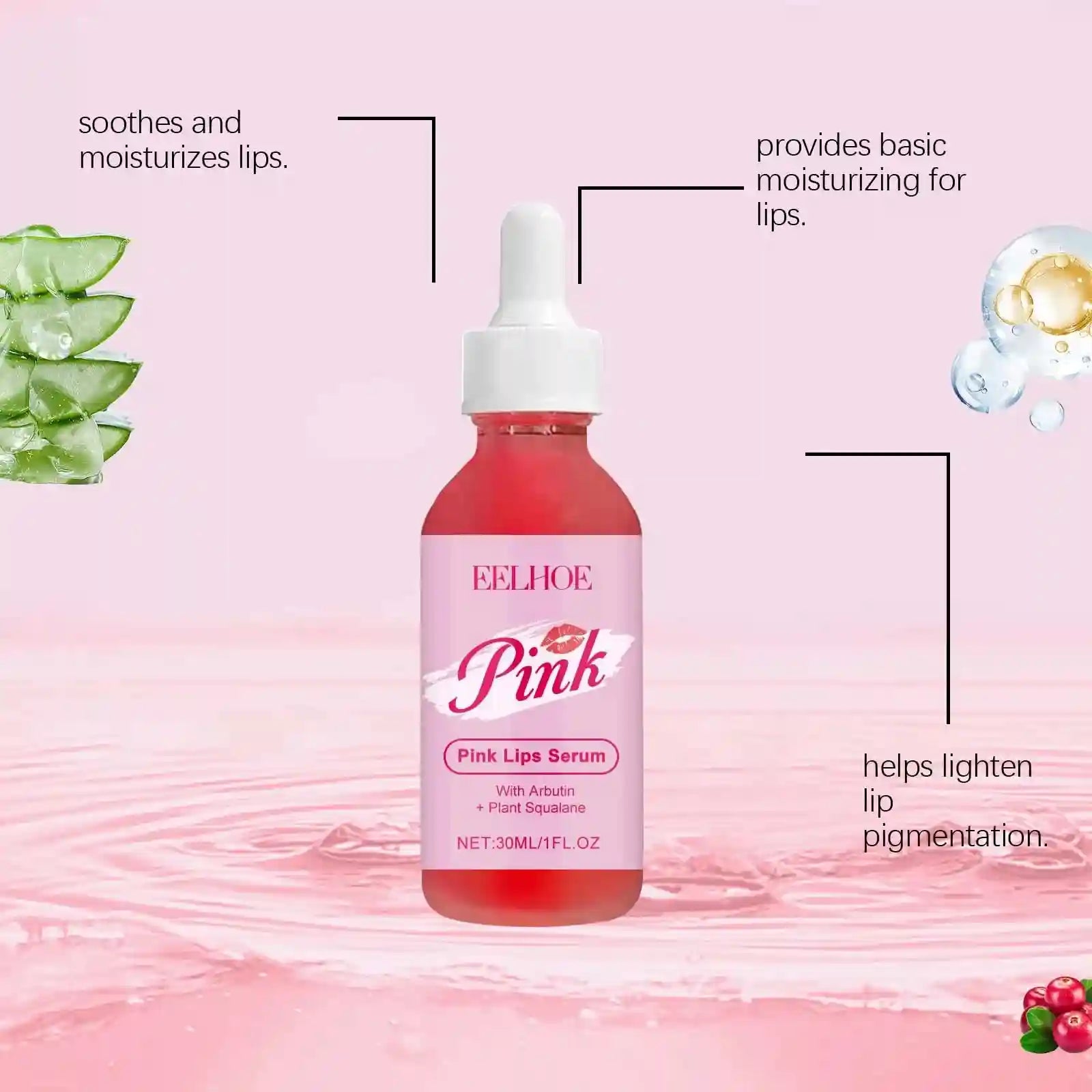 Lip Plumper Serum | Instant Hydrating Lip Treatment for Fuller Lips Lip Care Tidesmit
