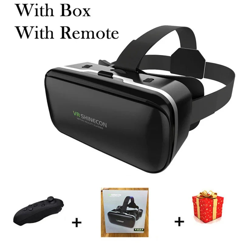VR Headset for Smartphone - Adjustable 3D Goggles by Tidesmit With Remote A Tidesmit