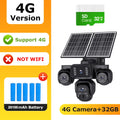 OKAM PRO AOV 24/7 Online Four Lens  AI Solar Camera Security Outdoor 360° Panoramic View CCTV  20100mAh Batterys Night Vision