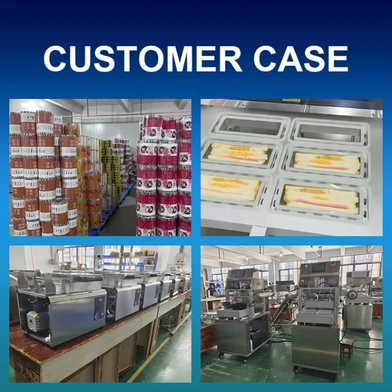 High Quality Vacuum Tray Sealer Machine MAP Modified Atmosphere Packing Machine Seafood Packaging Sealing Machine