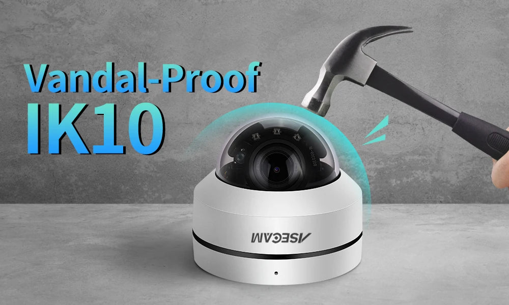 Hikvision Compatible 8MP 4K PTZ IP Camera Outdoor Dome Onvif PoE 5X Optical Zoom CCTV Audio AI Auto Tracking Surveillance Camera