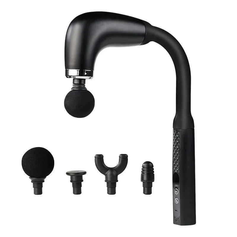 Back Massage Gun with Extended Handle for Targeted Deep Tissue Relief Back Massage Instrument Tidesmit