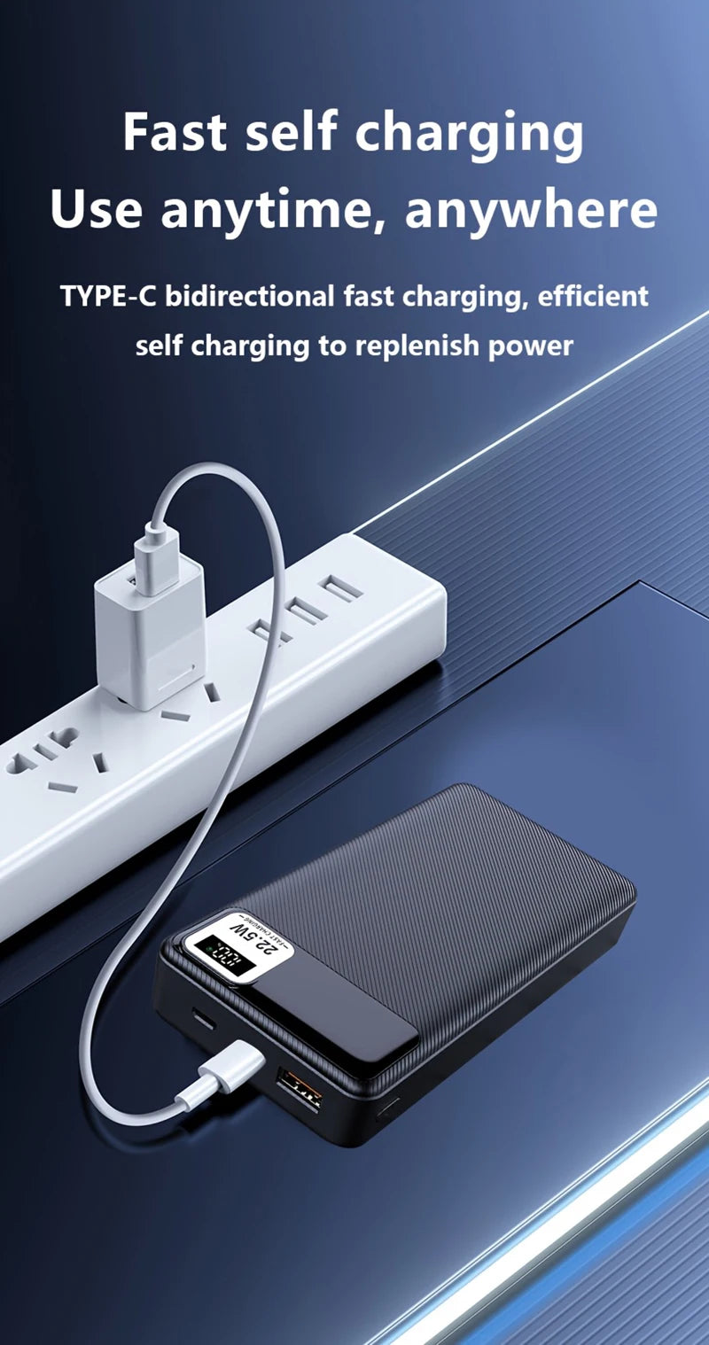 10000mAh Fast Charging Power Bank - PD USB-C Portable Battery Tidesmit